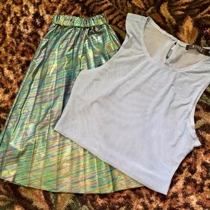 Urban outfitters psychedelic skirt